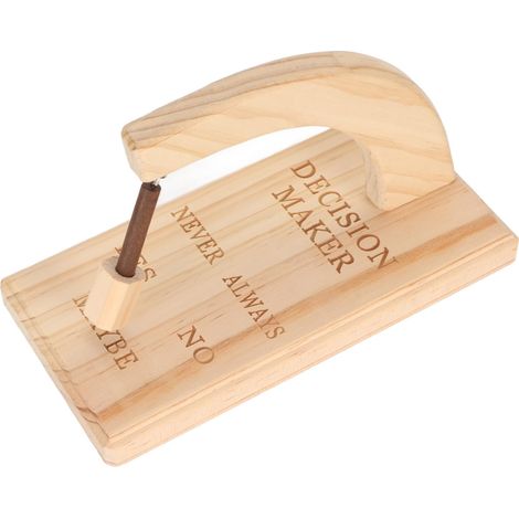 Décideur Magnétique en Bois, Portable, Innovant, Oscillant, Sélecteur Magnétique, Balançoire pour Trouver la Réponse pour une Personne Indécise (1/5)