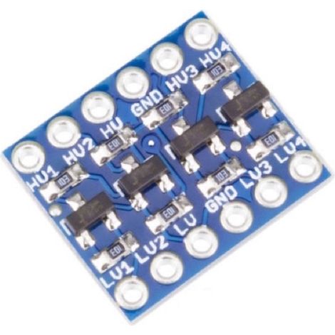 LEVEL SHIFTER - CONVERSOR DE NIVEL LOGICO BI-DIRECCIONAL 4 CH - 5V a 3,3V (1/2)