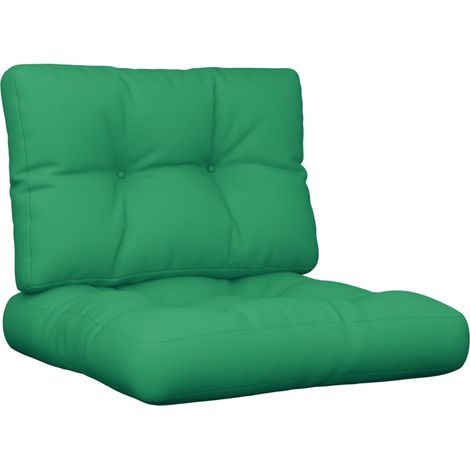 Maison Exclusive - Cuscini per Pallet 2 pz Verdi in Tessuto