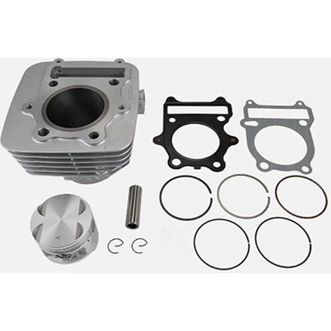 Cylinder liner for GN250 motorcycle engines, compatible with Suzuki GN250, GZ250, DR250 and DF250 pistons. (1/4)