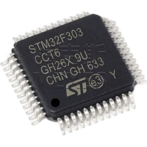 Elektronische Bauteile des STM32F303CCT6-Chips STM32F303RBT6, 5 Stück, 5 Stück.