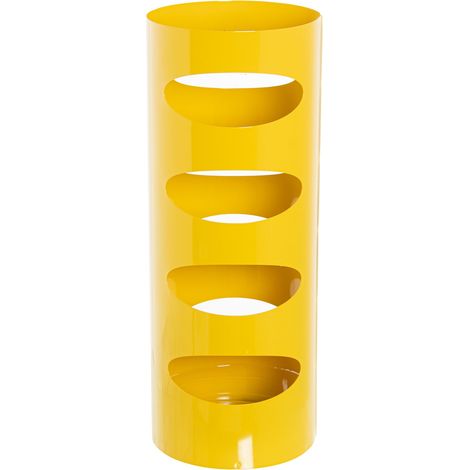 Portaombrelli Tondo in Metallo D19x49cm Giallo Peraga Home