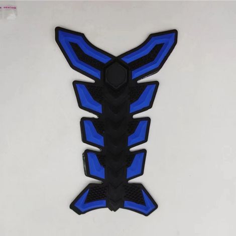 1 pièce Couvercle protection réservoir moto, caoutchouc 3D, pour carburant huile gaz, universel, motard urbain et sportif
