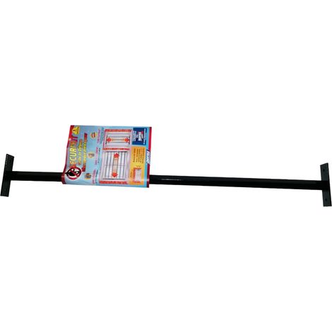 Barreau de sécurité télescopique 99 à 188 cm noir