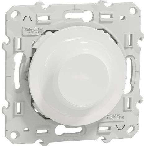 Schneider Electric – Variateur de lumière rotatif LED Zigbee 3.0 – Contrôle d'intensité sans neutre – Compatible plaques Odace – Installation sur support standard (1/7)