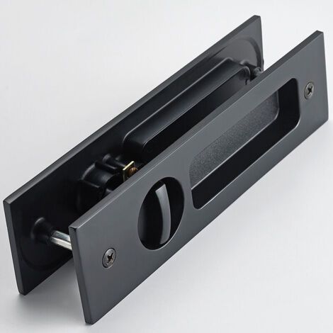 Poignée coulissante à mortaise 155mm – Alliage aluminium et laiton – Résistante à la corrosion – Pour portes coulissantes et de grange (1/5)