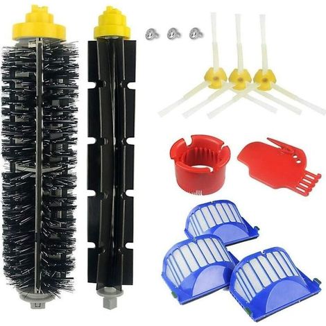 Kit de cepillos y accesorios para iRobot Roomba Serie 600 (605, 610, 616, 620, 625, 630, 631, 632, 639, 650, 651, 660, 670, 680, 681, 691, 696) - Kit de 13 piezas (1/5)