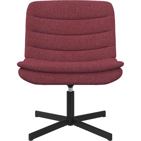 Maison Exclusive - Sedia girevole Rosso Vino 63 x 75 x 76 cm Tessuto