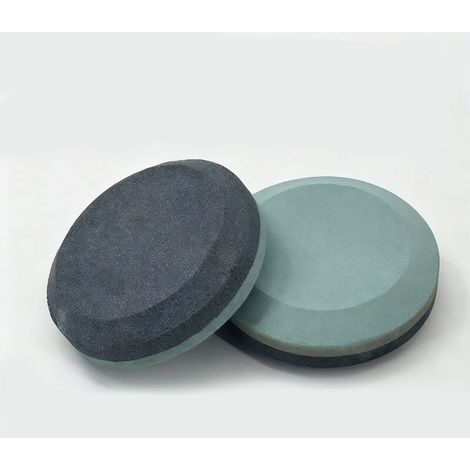 Pierre à aiguiser 2 en 1 pour haches et couteaux, pierre à aiguiser pour hachettes, outils de jardinage, couteaux de cuisine, ciseaux, haches (grain 180/320)