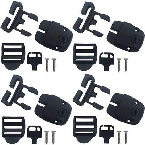 Kit de réparation de loquet de remplacement, pince de couvercle de spa, Kit de verrouillage à Clip de couvercle de spa (1/4)