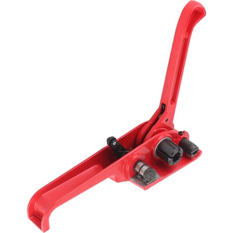 Tendeur et scelleur manuel pour feuillard plastique PP/PET, ensemble d'outils de cerclage, de scellage et d'emballage (1/5)