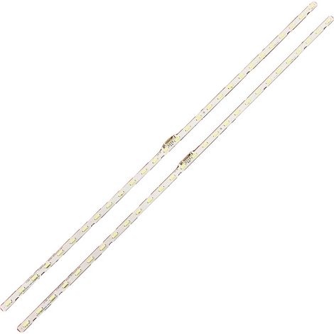 LED-Hintergrundbeleuchtungsstreifen, 462 mm Länge, dimmbar, für UE43NU7100 UE43NU7199 UE43NU7195 UE43NU7190 UE43NU7170, Aluminium-Material, weniger (1/5)