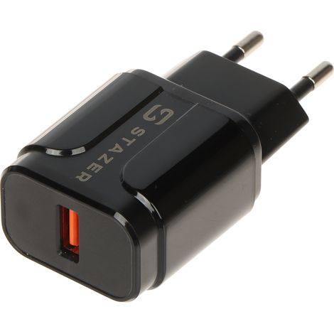 CARGADOR DE PARED USB 5V/3A/USB-QUICK3.0/B STAZER