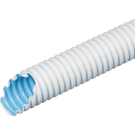 Frankische-Rohrwerke Tubo in plastica leggera bianco 25 mm