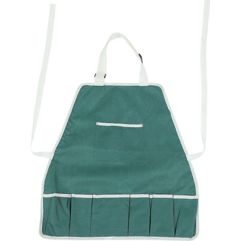 Tablier de jardinage en toile pour enfants avec sangle réglable (1/5)