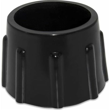 Lot de 4 Embouts Protecteurs en Caoutchouc Synthétique Antidérapants pour Meubles, Ronds Noirs Ø35mm, Idéal pour Chaises et Tables (1/5)