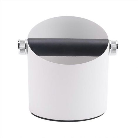 Knock boîte pour café avec Removable Knock bar Espresso Bin blanc (1/5)