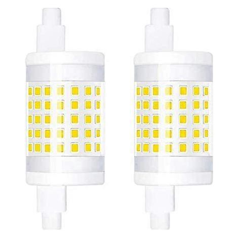 2er-Pack dimmbare lineare LED-Lampen, 10 W, R7S, 78 mm, J78, T3, 220 V, 360°, 1000 Lumen (entspricht 100 W)