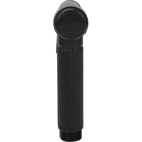 Lanceur bidet haute pression manuel noir pour WC, pommeau de douchette toilette à main, accessoire salle de bain, jet puissant réglable, fixation universelle. (1/5)