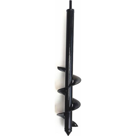 4 pièces Tarière pour perceuse, foret hélicoïdal de jardinage, 45 cm, diamètre 4 cm, compatible pince 10 mm (1/5)