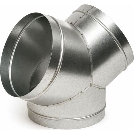 Y Stück 125 mm Metall Lüftungsverbinder Rohrverbinder Lüftungssystem (1/5)