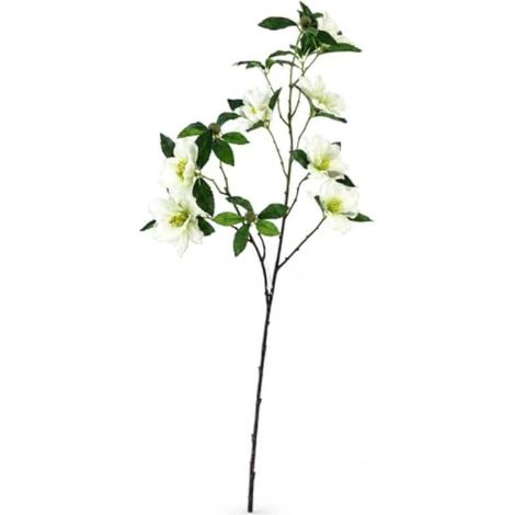 Fleur Clématite Artificielle en Tissu, 28 cm (1/5)