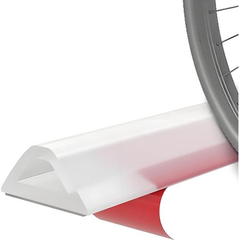 100cm Seuil de Douche Barrage d'eau Autocollante, Pare Baignoire sans Percage Bande Etancheite Douche Joint Porte de Douche (Couleur transparente, 1m) (1/5)