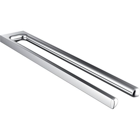 Toallero de emco trend, de 2 brazos, rígido, 430 mm, cromado, (1/4)
