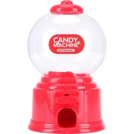 Coffre à monnaie miniature mignon distributeur de bonbons cadeau pour enfants rouge (1/5)