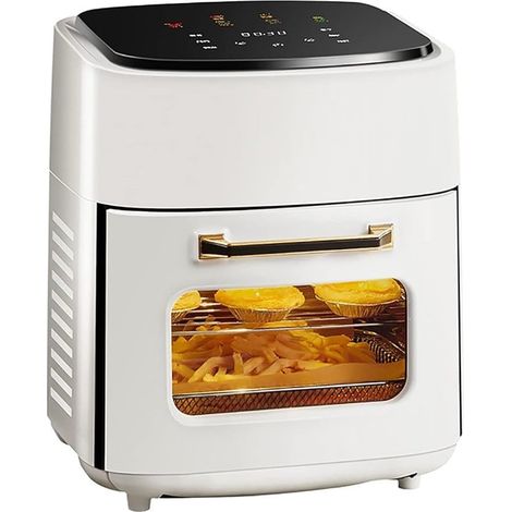 TrAdE Shop Traesio - Friggitrice Ad Aria Multifunzione Forno 15lt Senza Olio Cestello Antiaderente 10 Programmi - (1/5)