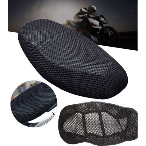 COPRISELLA MOTO SCOOTER COPRI SELLA A RETE TRASPIRANTE ELASTICO MISURE L XL XXL XXL 92x55cm massimo