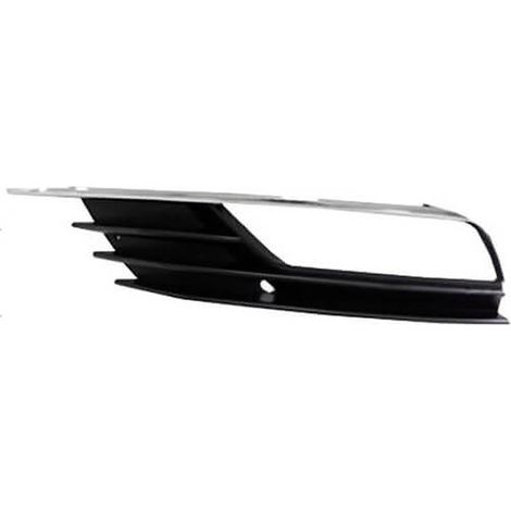 Grille de pare-choc avant gauche noire et chromée 4 portes et cabrio Audi A3 8V phase 1 2012-2016