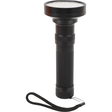 Lampe torche UV professionnelle haute luminosité 100 LED, portable, pour la détection des taches d'animaux, le nettoyage des aliments, la vérification des ustensiles et la détection de billets de banq (1/5)