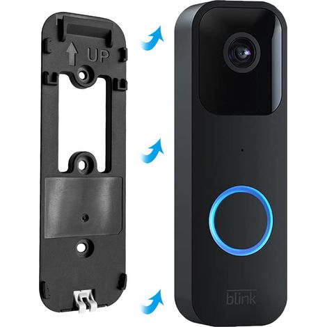 Convient pour la plaque de base de la sonnette vidéo Blink 2023, panneau arrière clipsable en plastique-AquaForge