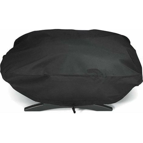 Housse de Gril Protection 210D pour Barbecue Weber Q1200 et 1000 à gaz, Compatible avec Les modèles Q1200, Q1400, Q1000, Q100, Q120, Baby Q, Anti-UV (1/5)
