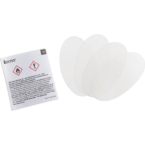 Kit 4 toppe trasparenti per materassi Intex
