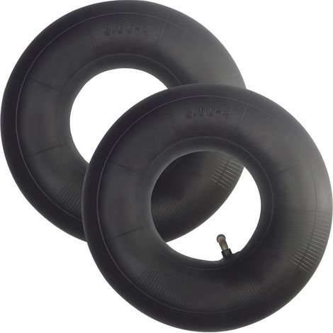 2 Pièces Chambre a Air 3.00-4, 260 x 85 mm Rechange pour Roue Pneumatique Valve Coudée TR87,Chambre à Air de Rechange pour Brouette, Diable (1/5)