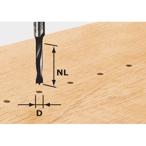 Festool Dübelbohrer HM D10/30 Z S8mm 491069 Fräse Oberfräse Dübel Bohrer