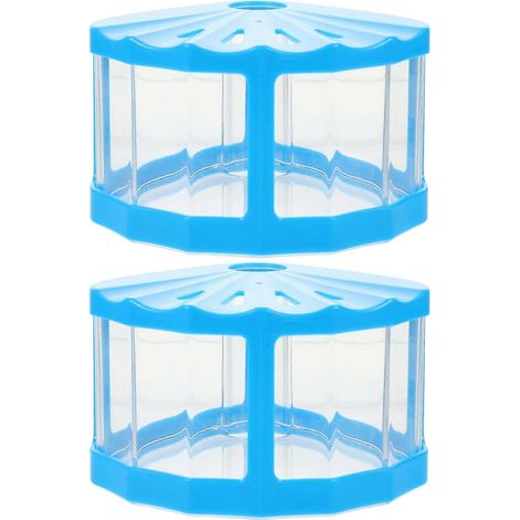 Petit aquarium pour poissons betta bleus/aquarium ornemental écologique, contenant 2 réservoirs. (1/4)