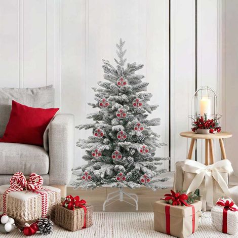 Weihnachtskugel-Set 25 pcs Transparent Ø 8 cm Kunststoff