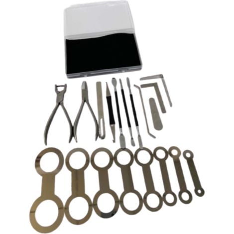 Kit de herramientas para reparación de saxofón, kit de mantenimiento adecuado para pasadores de resorte de madera, alicates de extracción, herramientas de reparación de nivelación