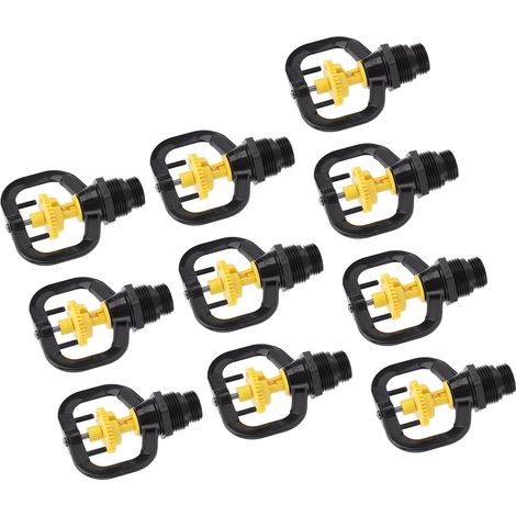 10 Pièces Buse de Brumisation Rotative Papillon pour Arrosage Jardin, Raccord Fileté Mâle G1/2 G3/4 (1/5)