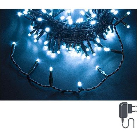 Catena 500 Led Luce Bianca Filo Verde IP44 Bizzotto - 0922939 (1/2)