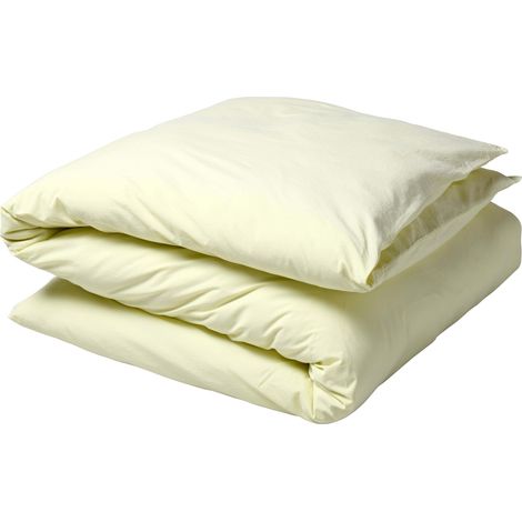 VIVARAISE - Housse de couette Céleste en coton bio 140x200 cm - Vaniglia