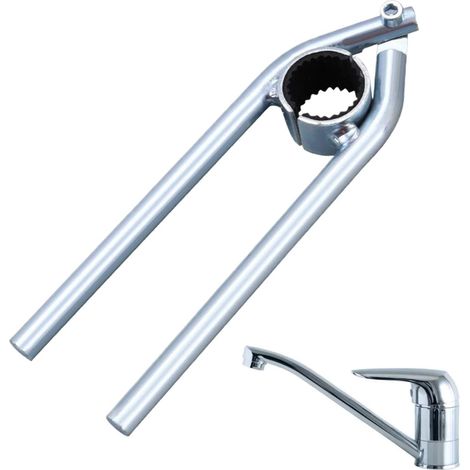 Faucet Aerator Removal Tool Kit, Faucet Disassembly Wrench Set, Anti-Slip Handle Design, Fits 21.5-27mm Aerators, Sturdy and Easy-to-Use, Bathroom, Kitchen, Toilet Installation and Repair (1/5)