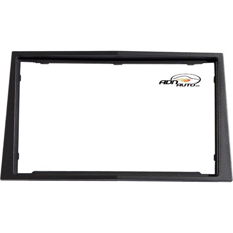 Facade autoradio 2Din compatible avec Opel Astra H ap04 - Gris Fonce