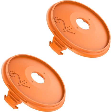 Lot de 2 cache-bobines pour coupe-bordures Gardena EasyCut 450/25, ComfortCut 550/28, PowerCut 650/28, la protection de la tête de coupe 05343-20 (1/5)