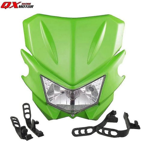 Phare de moto 12V H4 35W pour Kawasaki KLX 110 125 150 230 250 300 450R CRF WRF MX Enduro Dirt Bike (1/5)