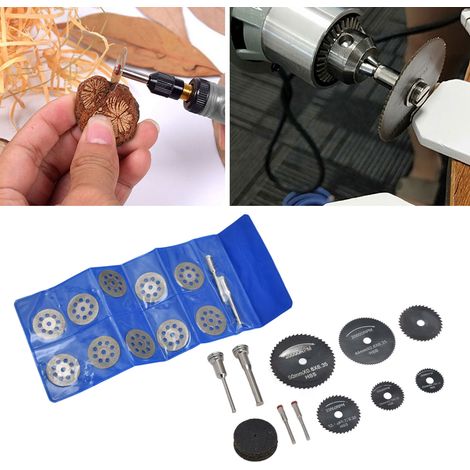 Ensemble de lames de scie circulaire miniatures avec 32 disques de coupe diamantés pour la découpe du bois (1/5)
