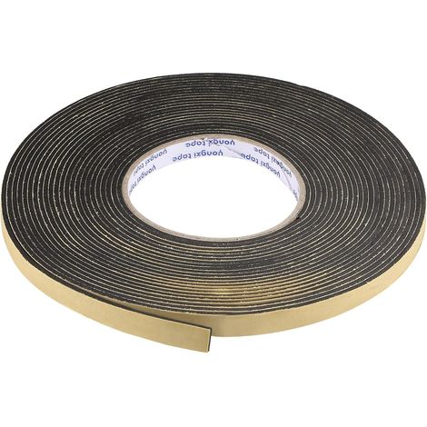 Ruban adhésif en mousse EVA étanche 10mm x 2mm x 10m, joint auto-collant pour isolation fenêtre et porte, calfeutrage résistant, bande d'étanchéité souple (1/5)
